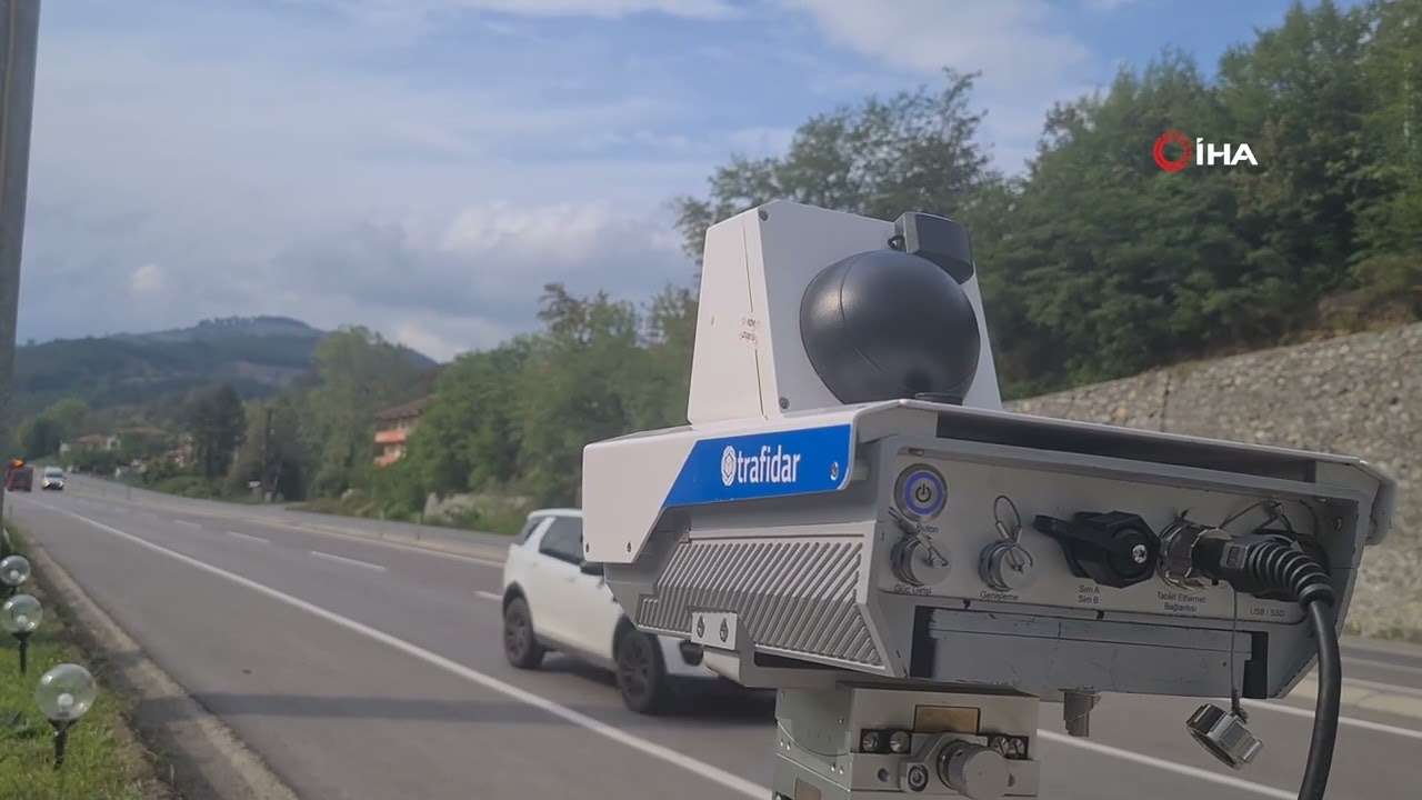 Zonguldak'ta yapay zeka destekli yeni nesil radarla hız denetimi başlatıldı