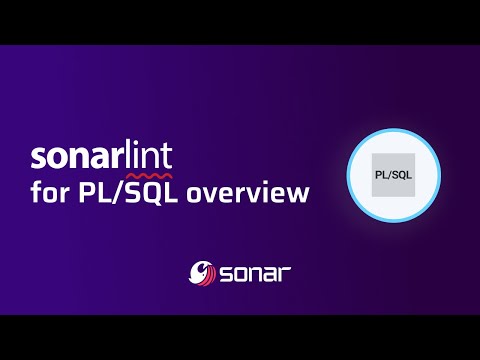 SonarQube for IDE: PL/SQL Overview | a free and open source IDE extension