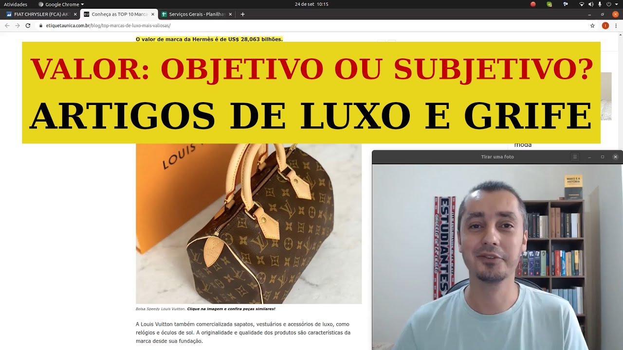 VALOR: Subjetivo ou objetivo? Artigos de luxo e grife EP #82