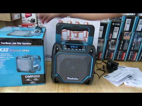 Makita DMR202 Bluetooth nešiojama kolonėlė, 12V MAX- 18V, LCD video