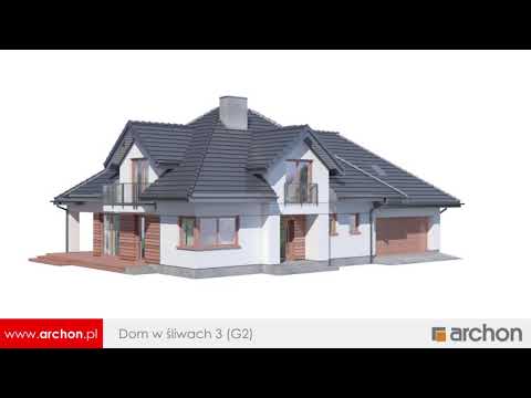 Dom w śliwach 3 (G2) - Efektowny, komfortowy, funkcjonalny I ARCHON+ Projekty Domów