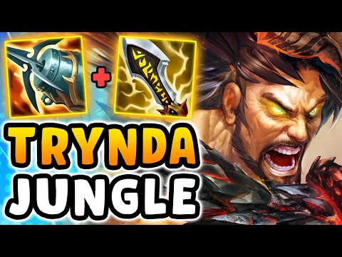 RIOT MADE TRYNDAMERE JUNGLE HIDDEN OP WITH THESE NEW CHANGES (20 kills, way too fun)