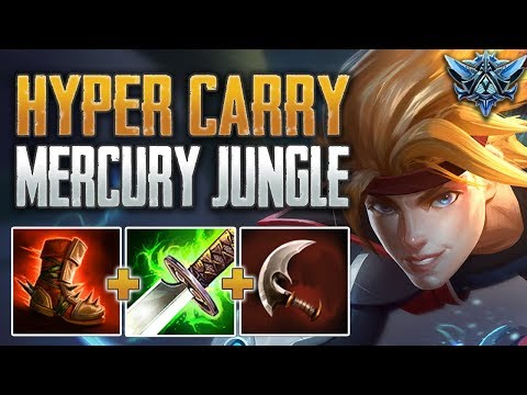 NINJA TABI OP! Mercury Jungle Ranked Gameplay (SMITE Conquest)