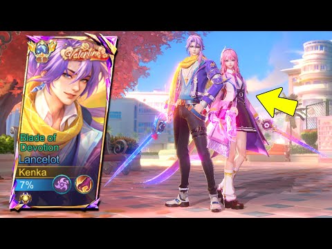 FINALLY LANCELOT "BLADE OF DEVOTION" VALENTINES SKIN IS HERE! 🔥 (WORTH TO BUY?) - Mobile Legends