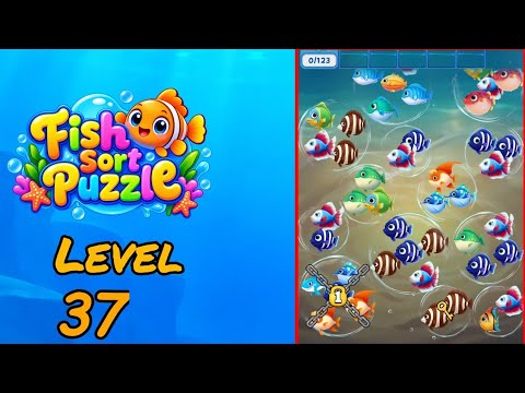 Fish Sort Puzzle Level 37 Walkthrough thumbnail