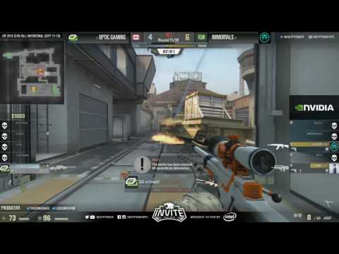 Immortals vs OpTic Gaming - Grand Finals - Map 1 - IBP Invite Fall 2016 (CS:GO)