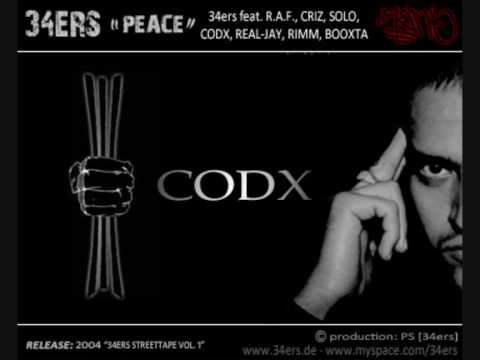 34ers "PEACE" feat. R.A.F.,Criz,Solo,CODX,Real-Jay,Rimm,BooXta