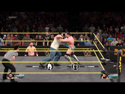 WWE 2K15 Adrian Neville vs Luke Harper