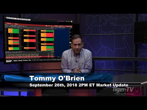 September 26th 2PM ET Market Update with Tom O'Brien on TFNN