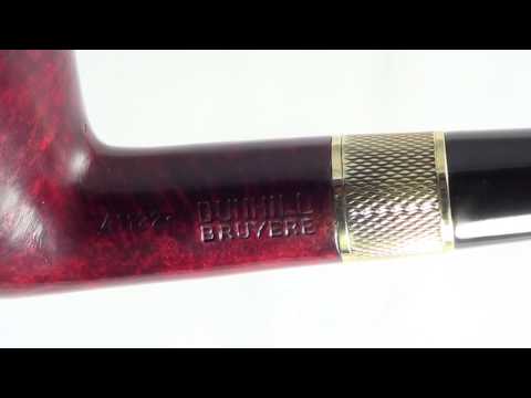1980 Dunhill Bruyere Smoking Pipe W/ Gold Fitment Band From PIPELIST.COM