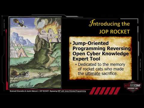 #HITB2021AMS D1T1 - Bypassing DEP With Jump-Oriented Programming - B. Brizendine and A. Babcock