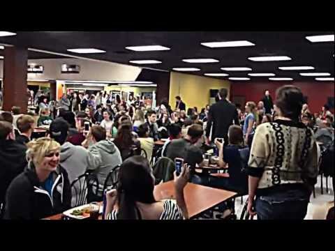 Les Miserables Flash Mob - Belmont University cafeteria 2/6/2013