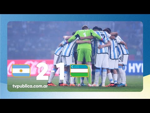 Video: La Selección Argentina venció a Uzbekistán y empezó con el pie derecho