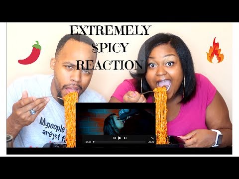 EXTREME SPICY RAMEN CHALLENGE!!! |FT. QUEEN NAIJA- MEDICINE (OFFICIAL VIDEO)- REACTION