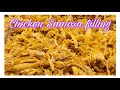 How To Make Chicken Samosa Filling Recipe Easy And Delicious Recipe Shredded Chicken Samosa Filling