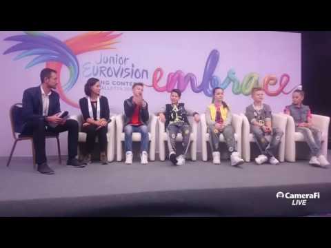 Alexander Minenok Press Conference at JESC 2016