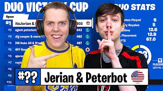 So I Played A Tournament With PETERBOT... (BEST PRO!)