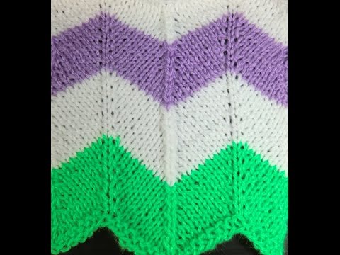 Knitting pattern no. 69 * ZIG ZAG PATTERN *