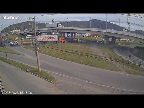 AO VIVO ITAJAÍ | VIADUTO REINALDO SCHMITHAUSEN X JORGE LACERDA | SENTIDO ILHOTA E BR-101 SUL