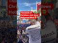 Thousands of Christians on Hollywood Blvd!! 🤯 #revival #jesus #christians