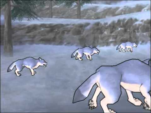136 Dragon Quest 8 Cut-scene - Encountering Wolves Outside The Herb Grotto