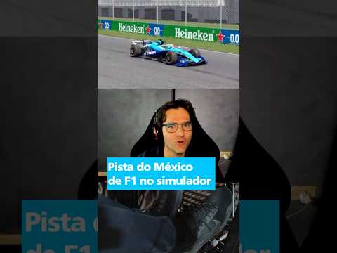 Uma volta de F1 pelo circuito da Cidade do México - com erros de gravação #f1 #shorts