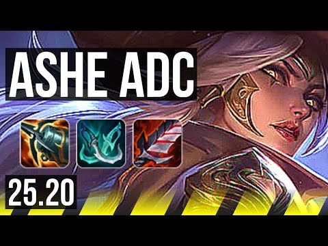 ASHE & Zyra vs JINX & Thresh (ADC) | 12/1/6, Legendary | KR Master | 25.20