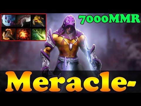 Dota 2 - Meracle- 7000 MMR Plays Anti-Mage Vol 1 - Ranked Match Gameplay!
