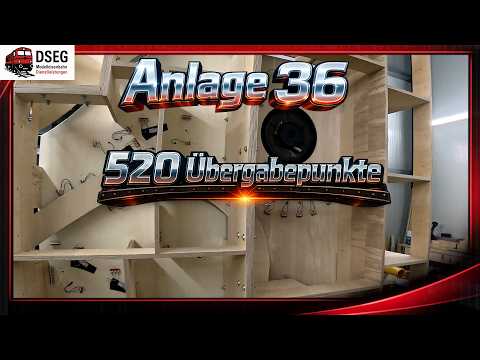 Customer installation no. 36 part 8 – Märklin C track 520 transfer points, floor area approx. 12 m²