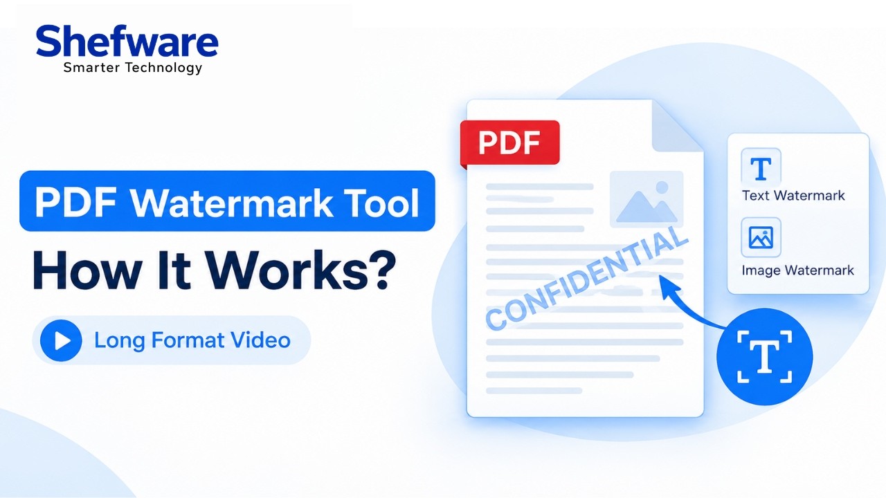 Modern PDF Tooling: How to Add Watermarks Easily with Shefware
