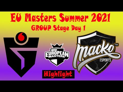 MCK vs VGIA  兵線還沒到Click就迷路了 下路打架TP全亮 | Group Stage Day1 EU MastersSummer 2021