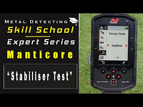 Minelab Manticore Adjusting the Stabiliser - Deep Dive