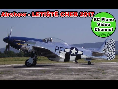 P-51 Mustang "Excalibur" Great Whistle Sound - Airshow Flugtag Letecky den Eger / Cheb 2017 - 1-10