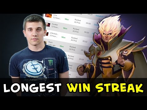 Arteezy Win Streak 14 in a row — road to 9k with smurf