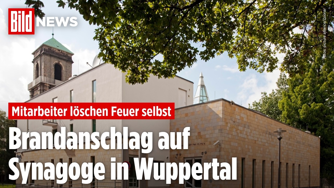 Brandanschlag auf Synagoge in Wuppertal: Tatverdächtiger festgenommen