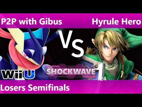 SW 124 - P2P with Gibus (Greninja) vs FX | Hyrule Hero (Link) Losers Semifinals - Smash 4