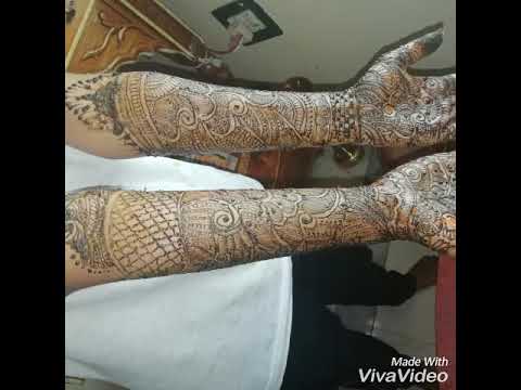 Beautiful dulhan mehndi..... Created by Rutika.. 😍😍😘