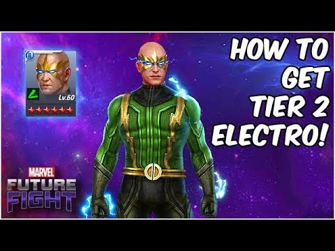 HOW TO GET T2 ELECTRO! SINISTER SIX LEAD! (BUILD & GAMEPLAY) - Marvel Future Fight