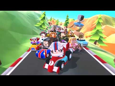 Видео Blocky Racer - Endless Arcade Racing #1