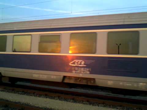 472 "Ister" EuroNight vonat érkezik Gyomára