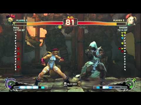 Fujino [Akuma] vs BNBBN [Cammy] SSF4 Japanese Online Ranked Matches - TRUE-HD