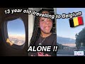 13 Year Old Travelling To Belgium Alone Travel With Me Diamond Louv