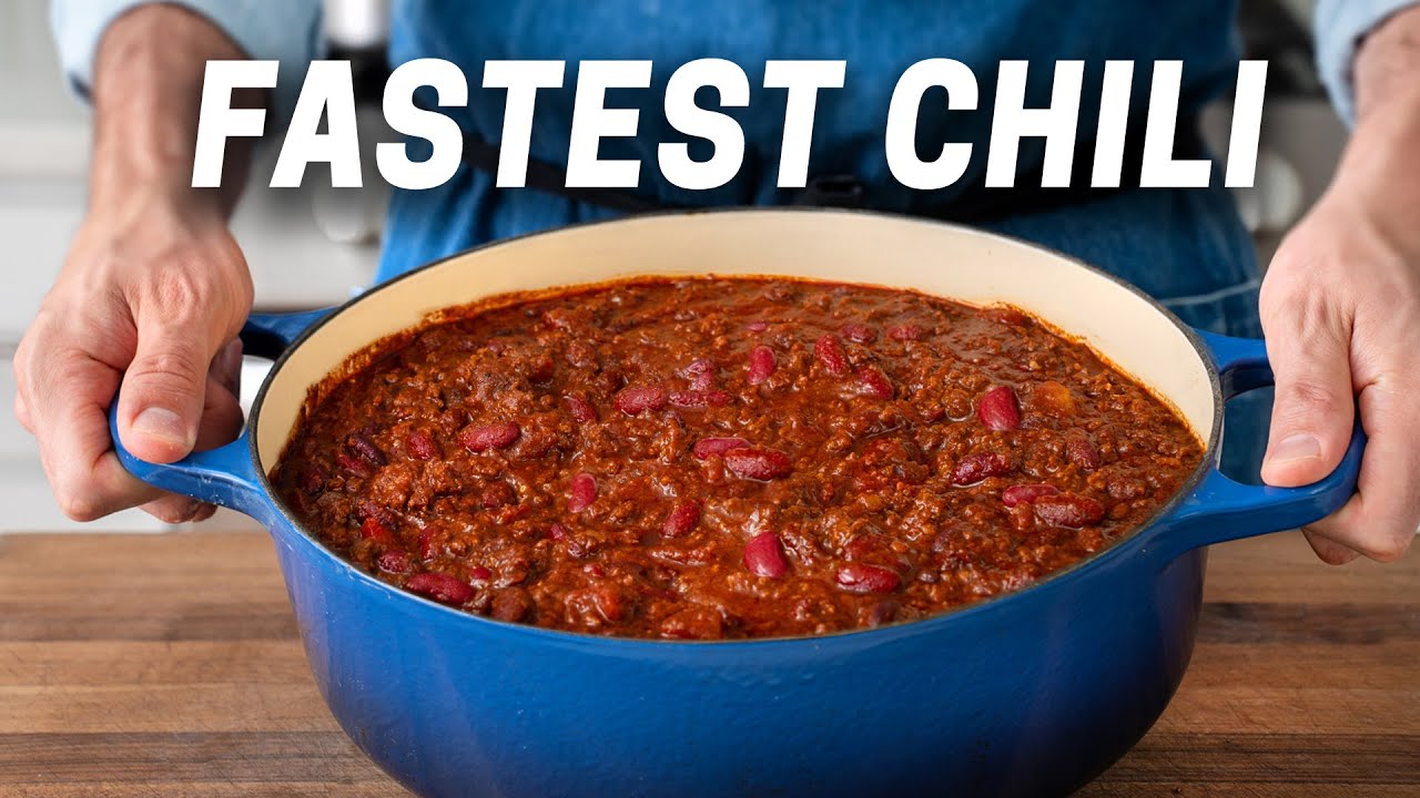 30 Minute Chili with Slow Cooked Flavour (Slow Cooker)