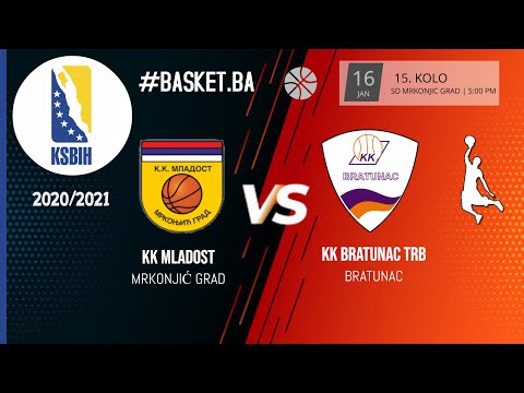 KK Mladost vs KK Bratunac - 15. kolo - KSBIH - 2020/2021