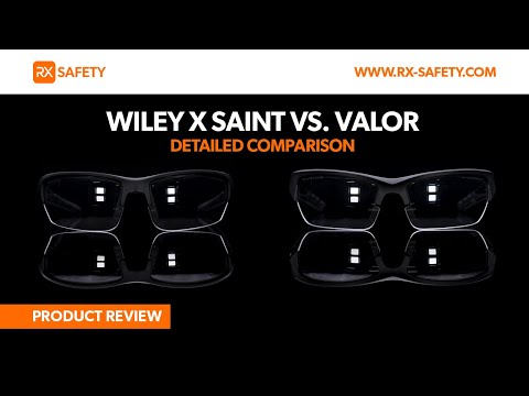 Wiley X Saint vs. Valor – Detailed Safety Glasses Comparison | RX Safety