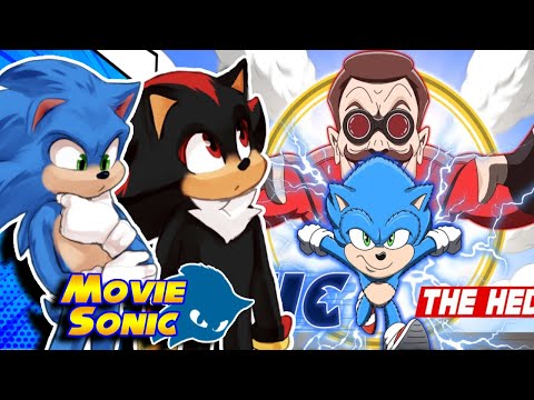 Movie Sonic and Movie Shadow React to Sonic The Hedgehog Parody Animation - Movie Shenanigans!