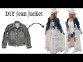 How To Make an Upcycled Denim Lace and Applique Duster