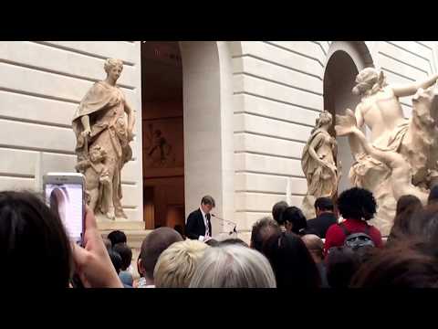 Andrew Bolton at the Press Conference for Rei Kawakubo/Comme des Garçons: Art of the In-Between