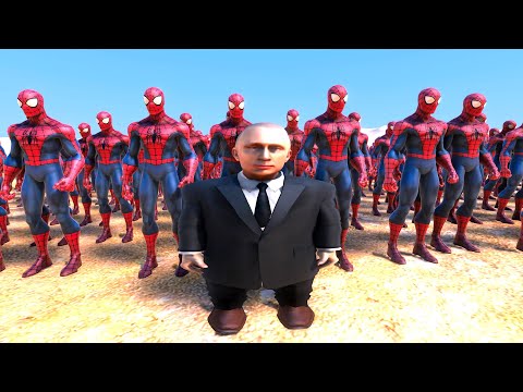 PUTİN VS ÖRÜMCEK ADAM - Süper Kahraman Dövüşleri