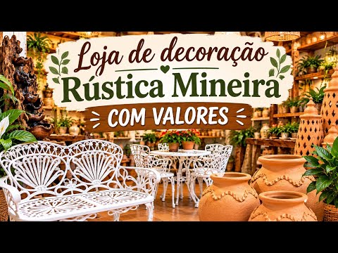 DECORAÇÃO RUSTICA ARTESANATO MINEIRO LOJA INCRÍVEL 
